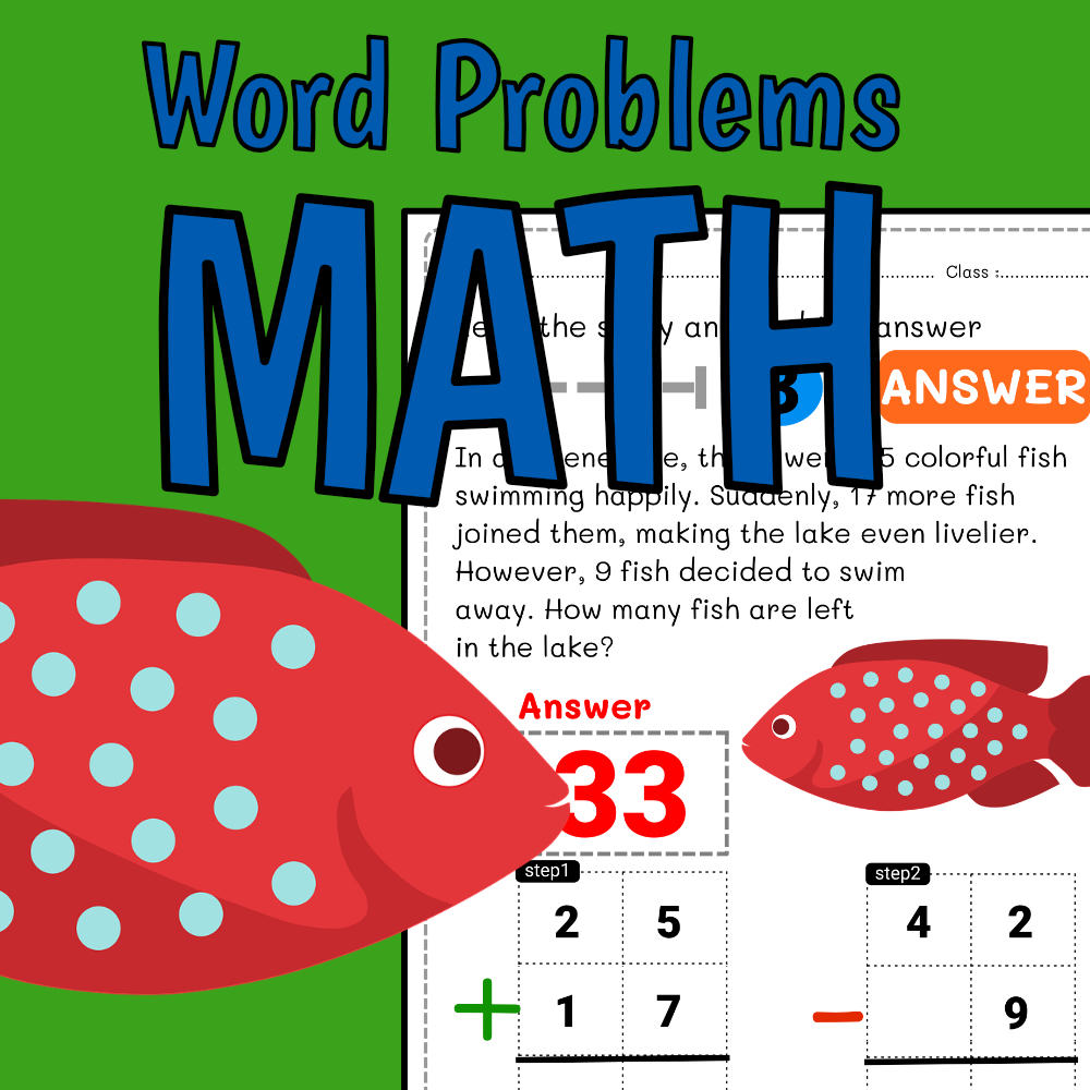 Fun and Engaging Grade 2 Math Word Problems: Two-Step Addition and Subtraction