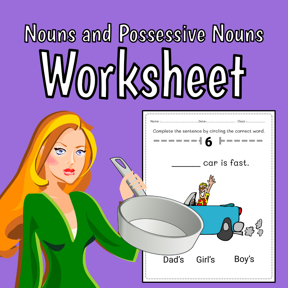 Fun and Engaging 1st Grade Noun Worksheets with Colorful Pictures